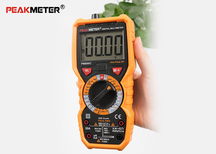 China Professional Handheld Digital Multimeter Overload Protection Low Battery Indications wholesale