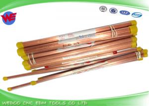 China EDM Copper Electrode Tube 2.0*400mm Multi hole Type For EDM Drill Machine Process wholesale
