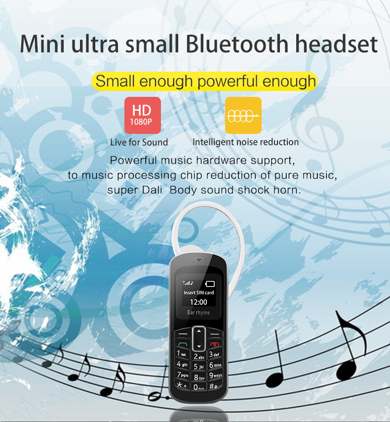 China Wholesales 2017 The Best New Ear   Mini Bluetooth Headset Card Small Spy Mobile cell phone   Made In China Factory wholesale
