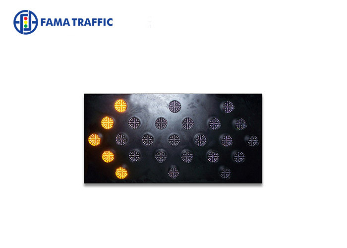 China Arrow Board LED Signal Light Yellow Color With Cold - Rolled Iron Housing Material wholesale