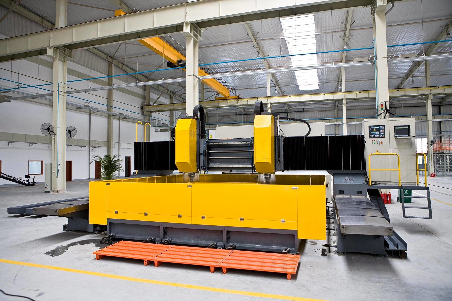 High Speed Double Spindle CNC Plate Drilling Milling Machine Gantry Movable Type Flexible