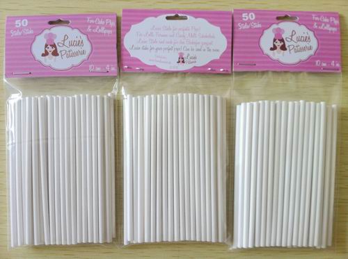 China paper stick / paper lollipop sticks /cake pop sticks wholesale