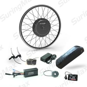 China Brushless Gearless Fat Bike Hub Motor With 48V11.6AH LG Cell Lithium Battery wholesale