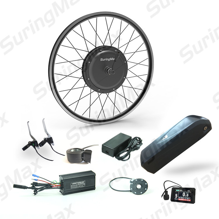 Buy cheap DC 48V Electric Mountain Bike Kit Front / Rear Gearless Motor Conversion Kit from wholesalers