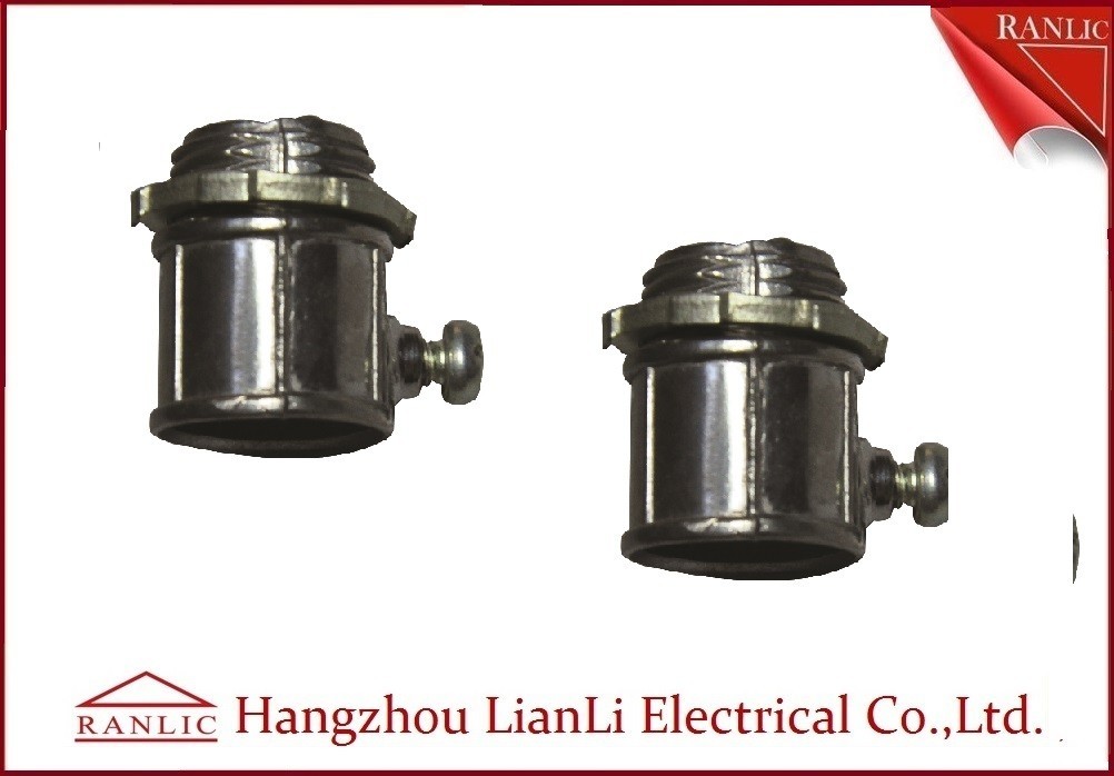 China 1/2 EMT Set Screw Connector 3/4 Conduit Connector Electrical Conduit Accessories wholesale