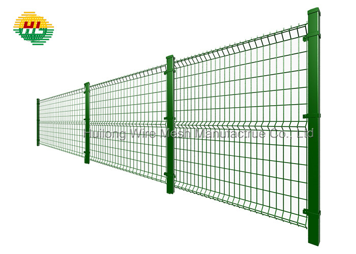 China School Site 3D Welded Mesh Fence , 55x100mm Mesh Security Fencing wholesale