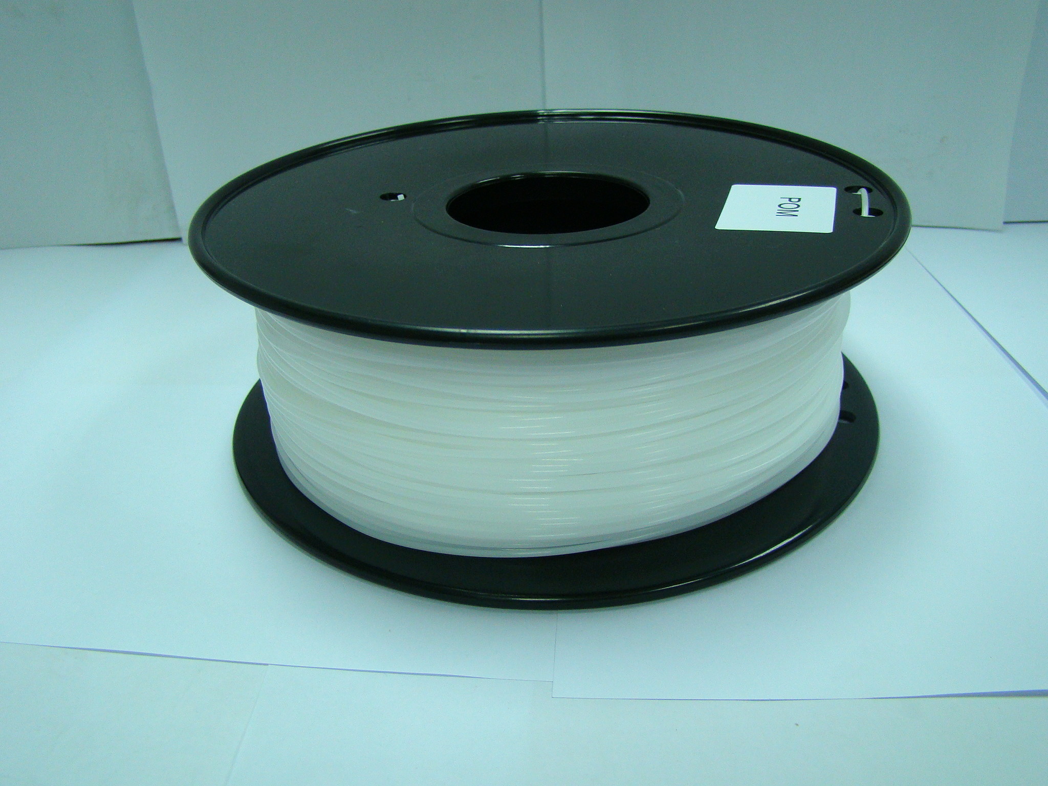 China POM Filament 1.75mm /3.0mm White 3D Printing Filament Materials 1kg / Spool wholesale