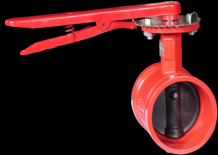 China Hoop Butterfly Fire Protection Valves Card Line Rustproof Ductile Iron wholesale