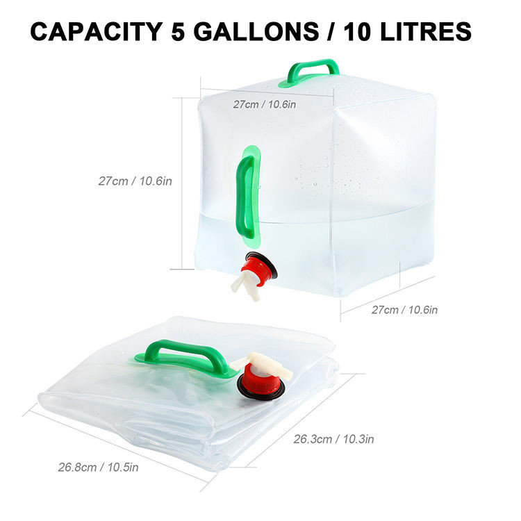 China OEM Collapsible Camping Water Bag Portable TPU Foldable Water Bag wholesale