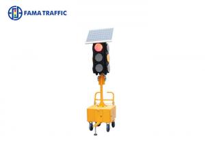 China Road Safety Solar Led Traffic Lights 8 Inch Novel Structure Long Service Life wholesale