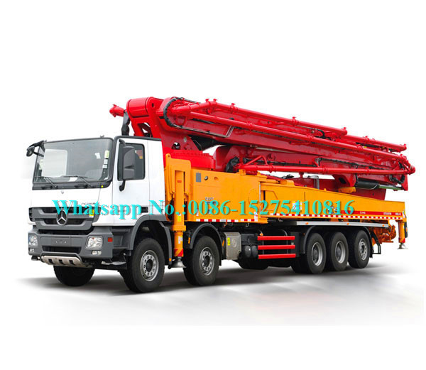 China Remote Control Concrete Pumping Equipment 56m Truck Mounted 56X-6RZ Model wholesale
