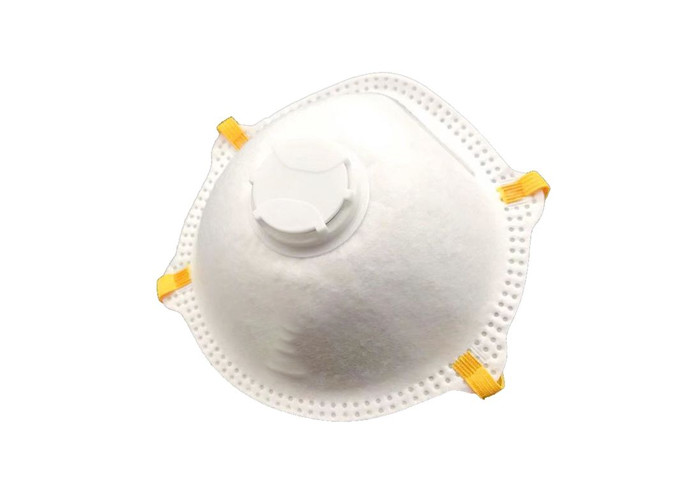 China FFP1V Disposable Exhalation Valve Respirator Adjustable Noseclip Dust Resistant wholesale