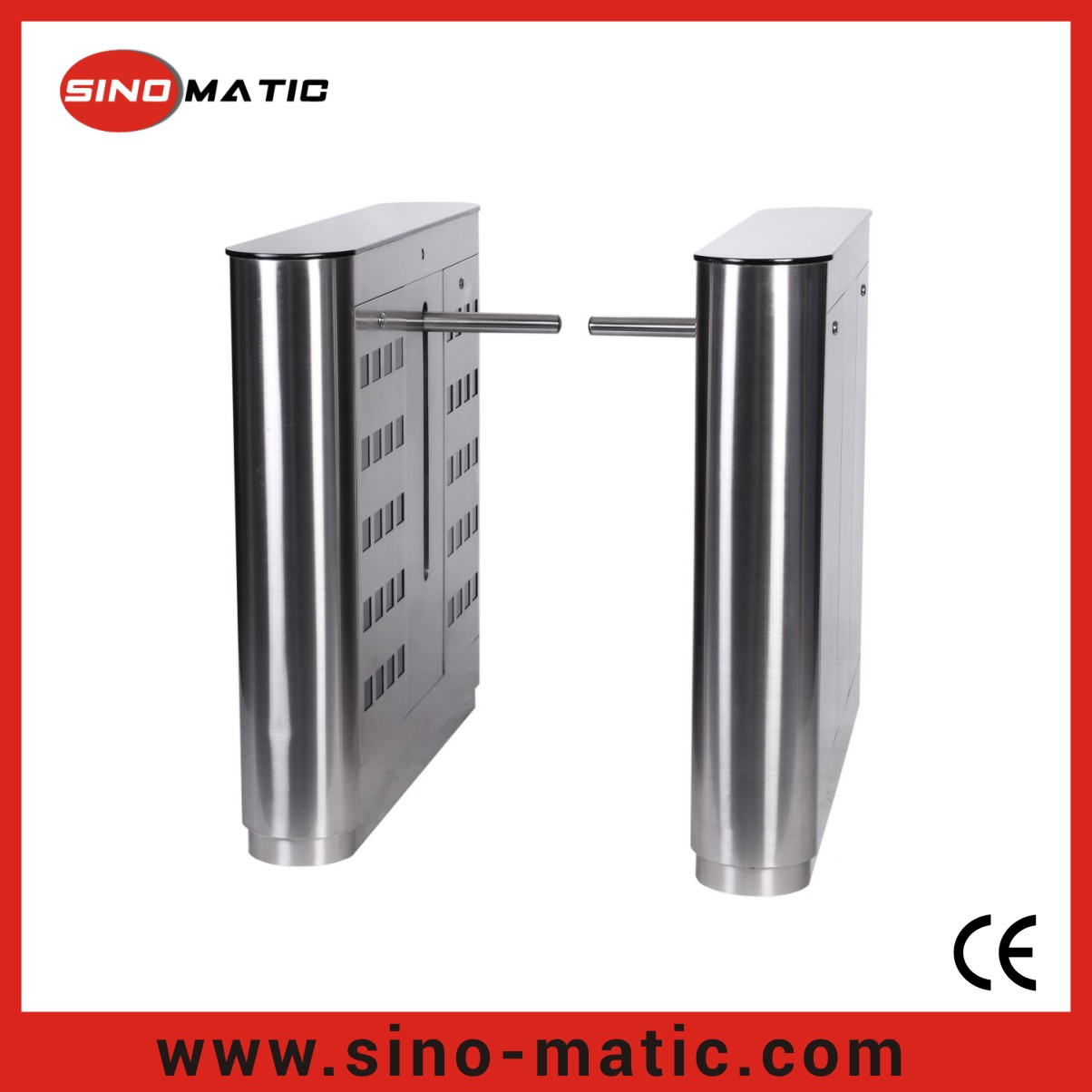 China Access control system automatic stainless steel drop arm turnstile Access control system wholesale
