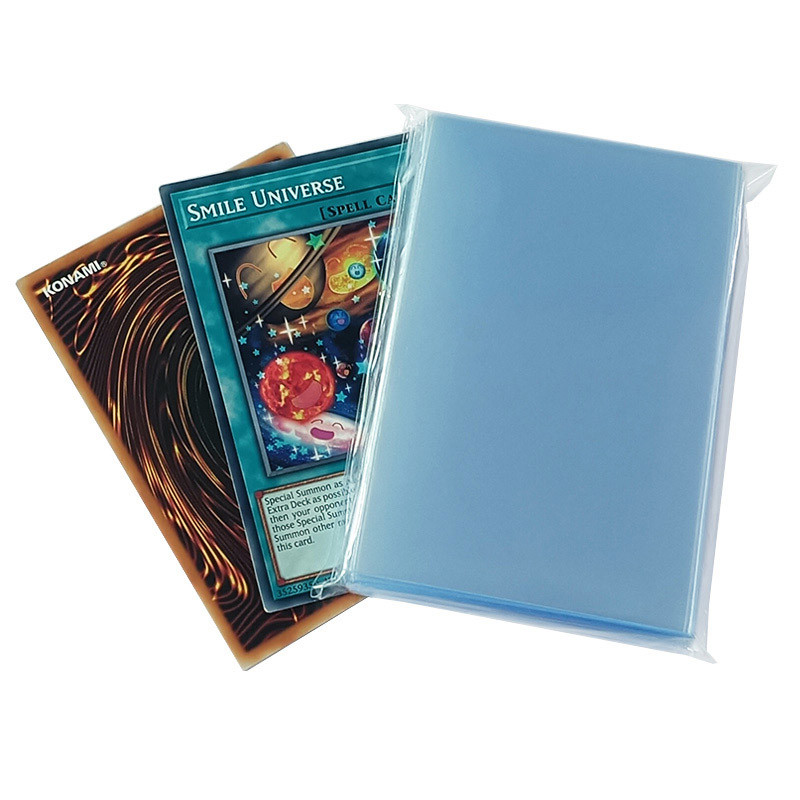 China Custom Clear Card Protection Sleeves 59x91mm American Prime Board Game Card Sleeves wholesale