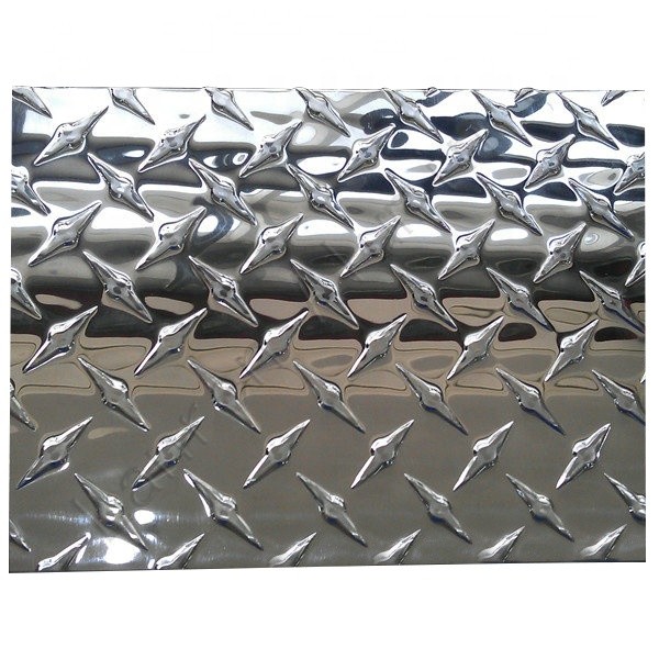 China Five Bar Tread Aluminum Checkered Plate 2mm 3mm 8x4 1060 3003 5052 5754 wholesale