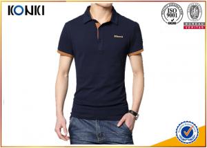 China Men'S Fashion Custom Polo Shirt / Embroidery Polo Shirt Contrast Color Neck wholesale