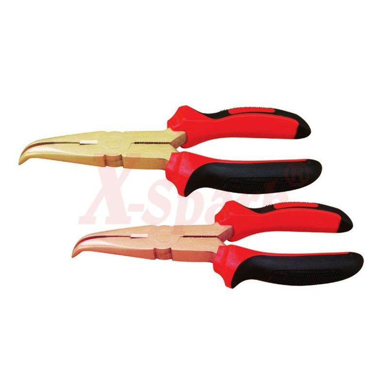 Buy cheap 255A Round 45 Degree Bent Pliers non-sparking Shears and Pliers Shears and from wholesalers