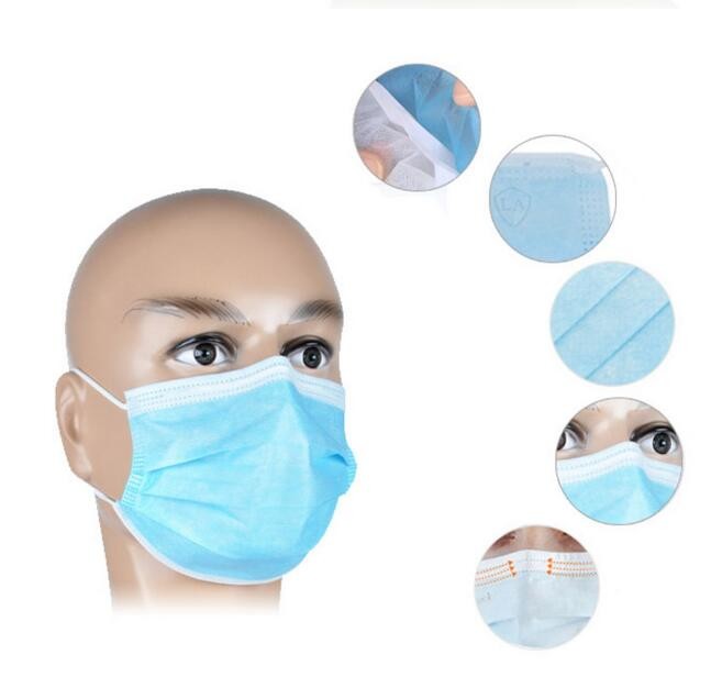 China 2020 The Best Quality Novel Coronavirus Pneumonia Infection   Non-Woven 3ply Protective Mouth Surgical Face Mask wholesale