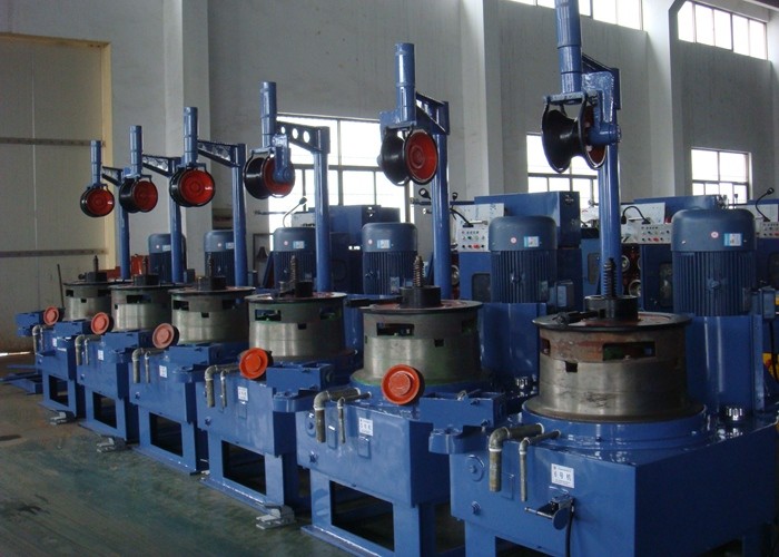 China Pulley Continuous Copper Wire Drawing Plant With CE / ISO9001 Certification wholesale