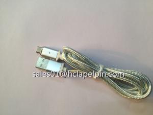 China Metal charging cable,custom magnetic cable for different color,2.4A magnetic USB data Charging wholesale