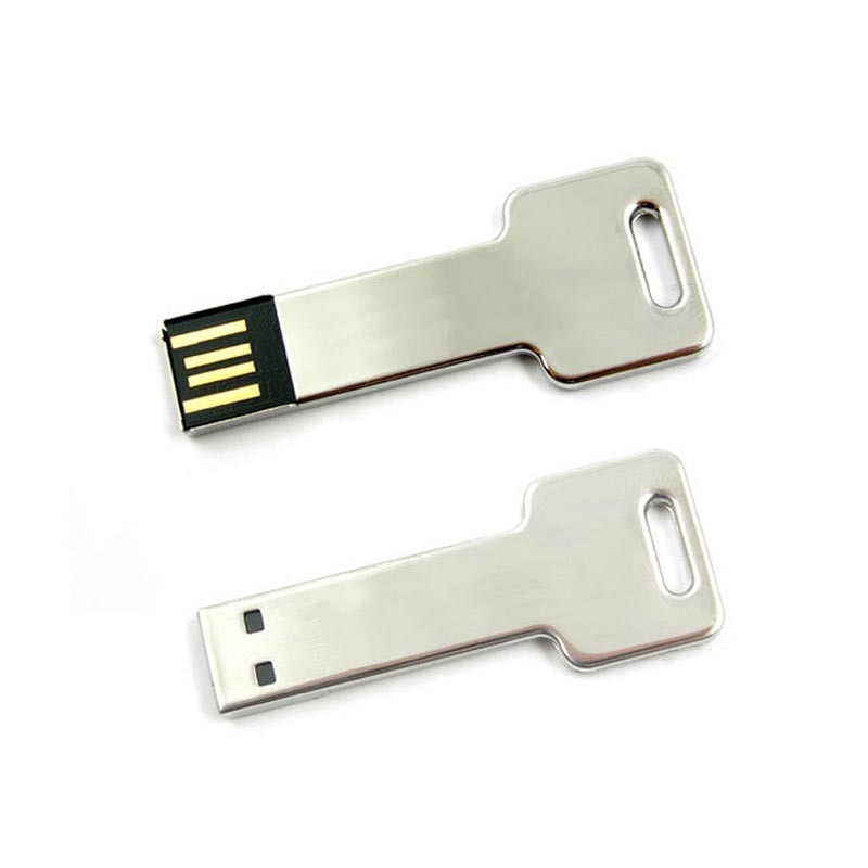 China Promotional Items Cheapest Price Real Capacity Laser Logo Printing Metal Key USB Flash Drives wholesale