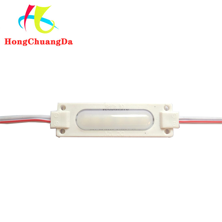 China 2W COB LED Module 12V Blue Red Yellow IP67 LED Module 70*15mm wholesale