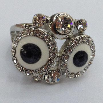 Owl Ring, Good Lucky Turkish Eye Jewelry Acc