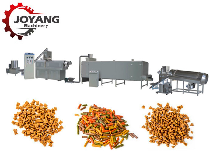 China Stainless Kibble Dry Puffed Dog Food Machine Production Line Extruders wholesale