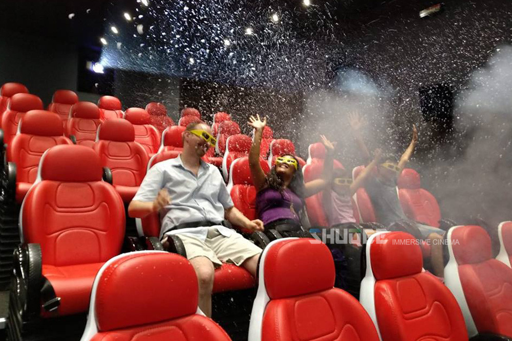 China 5D Movie Theater System With Rain Motion Effect Luxury Cinema Seating wholesale