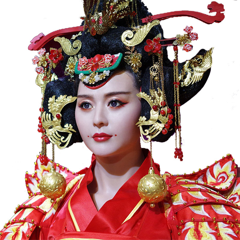 China Chinese Ancient Political 1:1 Wu Zetian Artistic Life Size Silicone Sculpture Wax Figure wholesale
