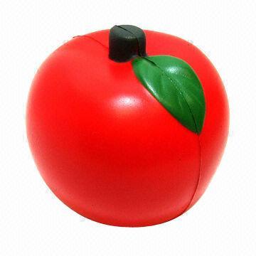 China Apple-shaped PU Squeeze/Stress Reliever Ball  wholesale