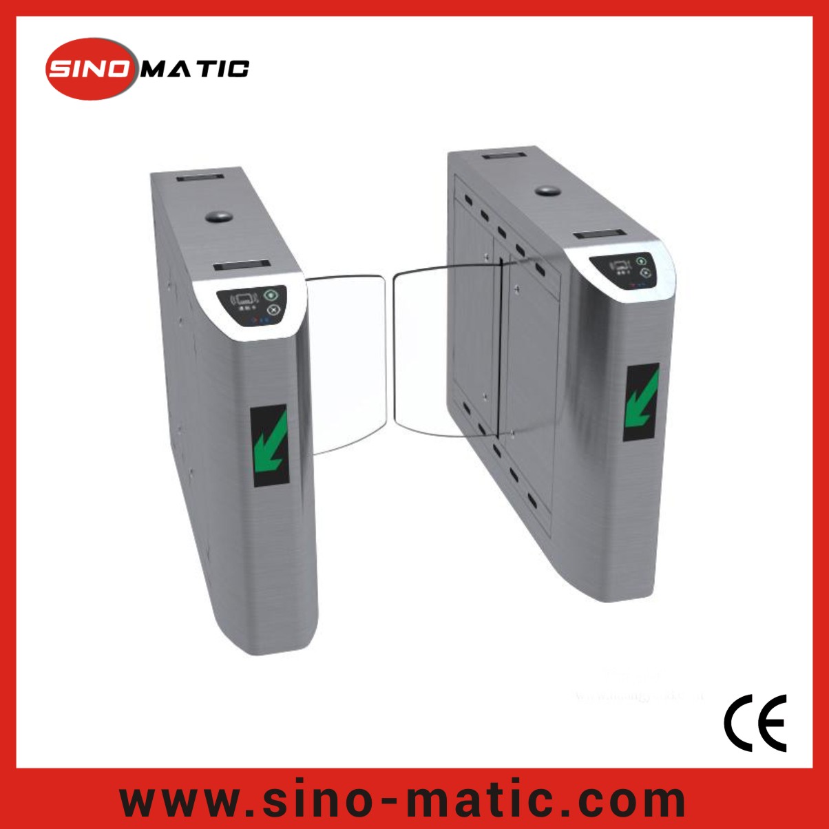 China Access control system fitness center sliding barrier wholesale