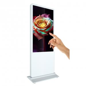 China 55inch floor stand ir touch screen advertising display mall kiosk photo booth machine wholesale