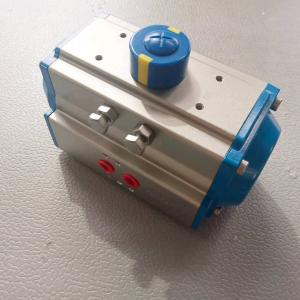 China Aluminum Alloy Spring Return Double Acting Air Torque Rack and Pinion Quarter Turn Pneumatic Rotary Actuator wholesale