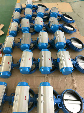 China Pneumatic Rotary Actuator Qperated Butterly Valve wholesale