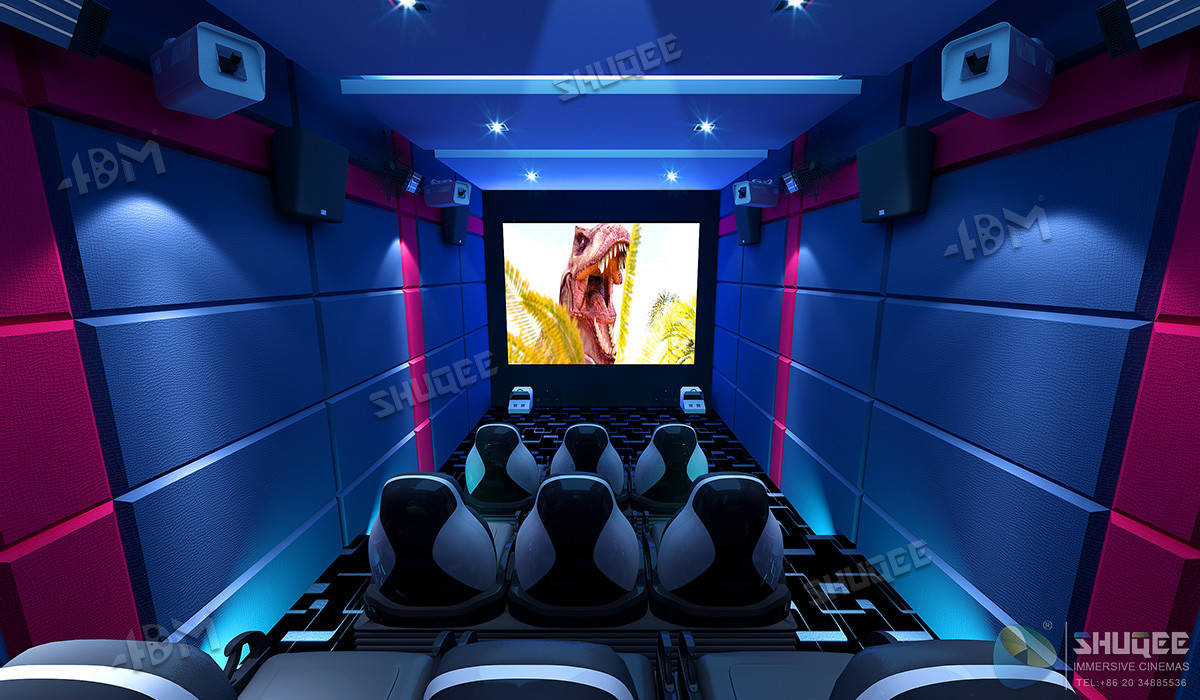 China Arc Screen Luxury Chairs 5D Movie Theater For Ocean Park / 5D Motion Cinema wholesale
