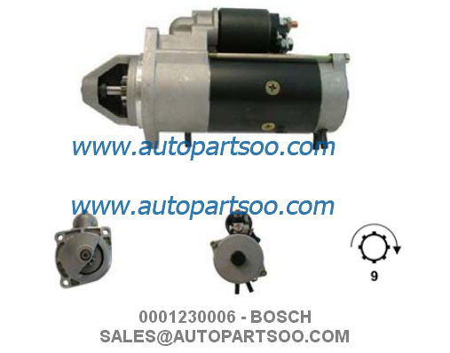 China 0001230006 0001230014 - BOSCH Starter Motor 12V 3KW 9T MOTORES DE ARRANQUE wholesale