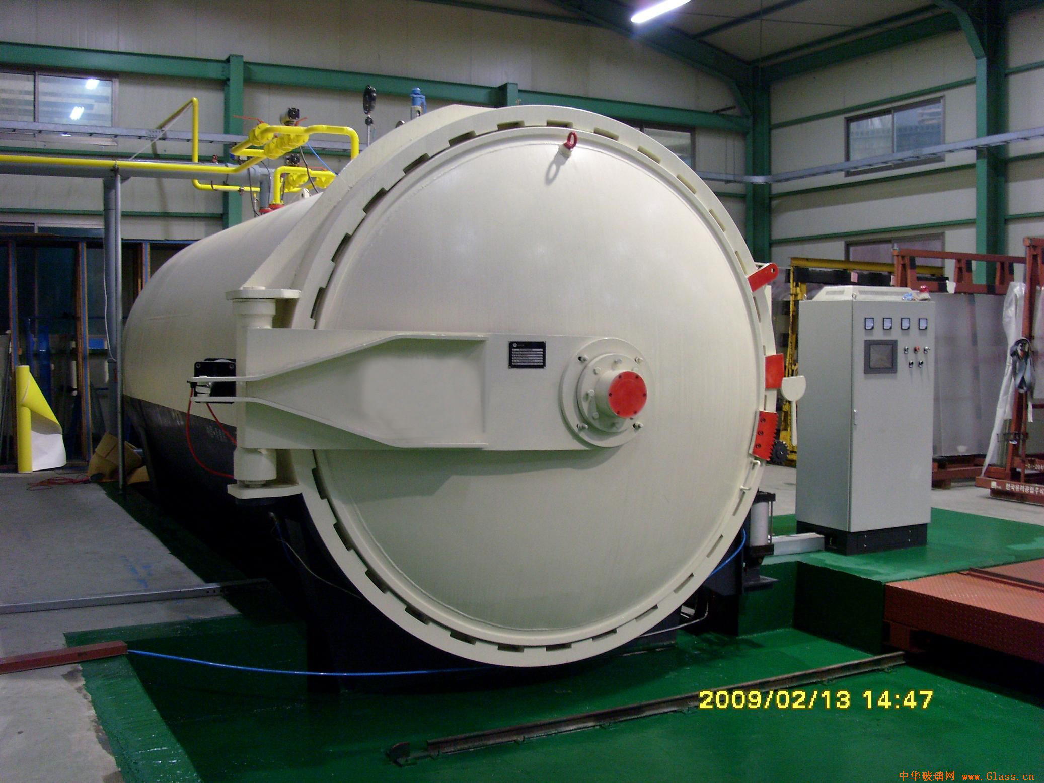China Glass laminating autoclave with automatic PLC control system and high quality wholesale