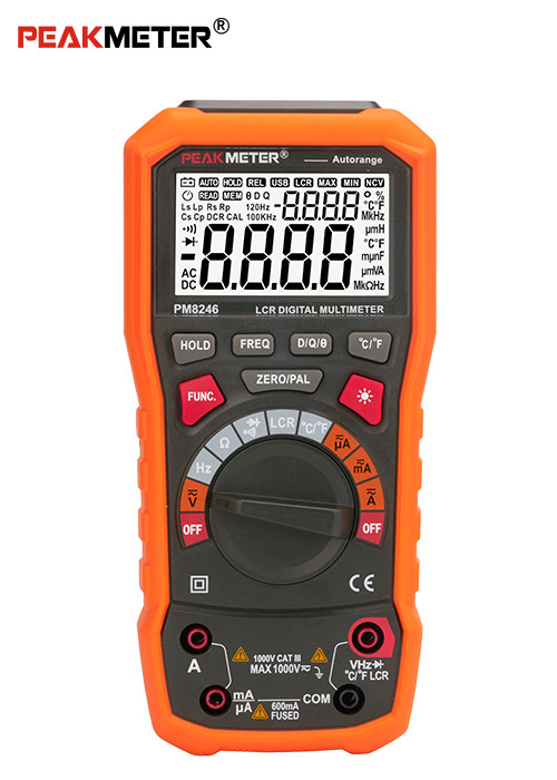 China High Accuracy Auto Range Digital Multimeter With LCR / LCR TESTER And Dual Display wholesale