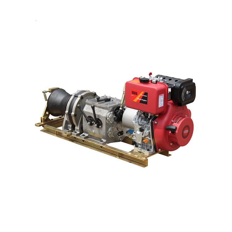 China 5 Ton Diesel Engine Capstan Winch For Cable Pulling wholesale