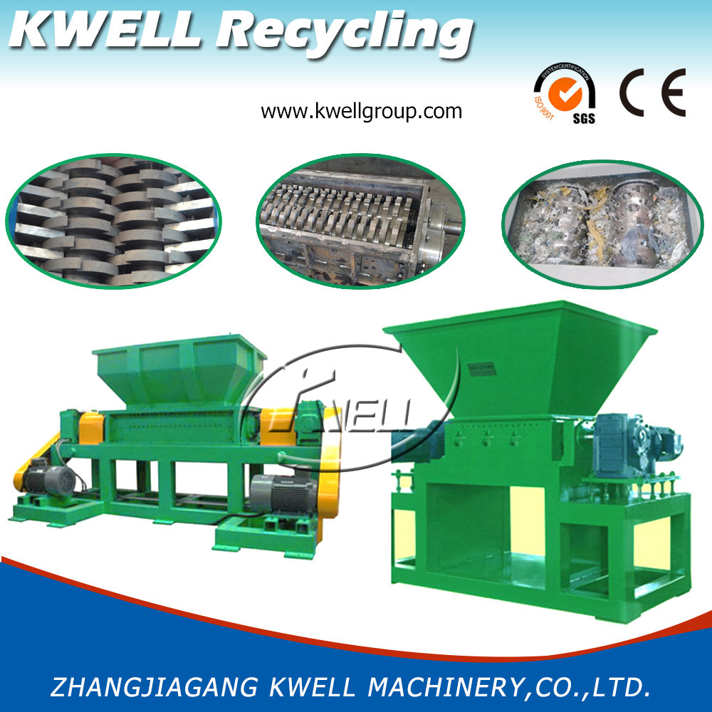 China Double Shaft Shredding Machine, Waste Plastic Jumbo/Woven Bag Shredder, Waste Recycling Shredding System wholesale