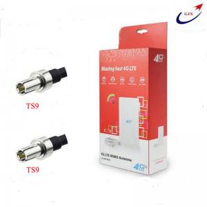China 4G LTE 88dBi TS9 CRC9 Dual Connector 700~2600mhz White MIMO Antenna wholesale