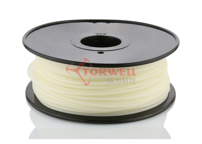 China UP / Makerbot 3D Printer ABS 3MM Filament Material With Luminous Nature Color wholesale