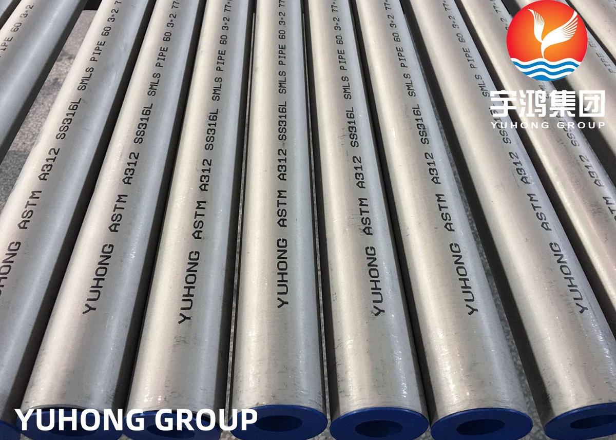 China ASTM A312 ASME SA312 TP316 Welded Stainless steel Seamless Pipe wholesale