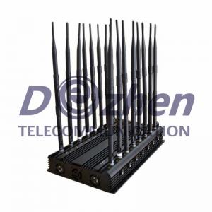 China Full Bands Jammer Mobile Phone Signal Jammer GSM 3G 4GLTE 4GWimax Phone Blocker wholesale
