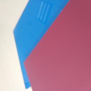 China Surface Protection Aluminium Panel Sheet , Aluminum ACP Sheet Red Blue Coating wholesale