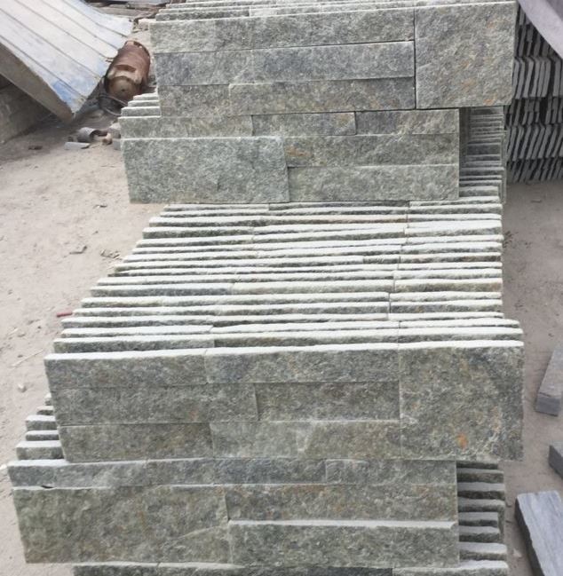 China Green Quartzite S Clad Stone Panel,Indoor S Clad Culture Stone,Outdoor S Clad 18x35 Stacked Stone wholesale