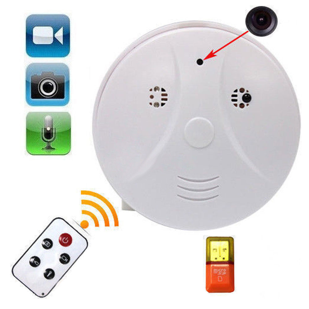 China Whole Smoke Detector Spy Camera WiFi Remote Surveillance Monitoring DV MC37 960P 2MP Made In China Factory wholesale
