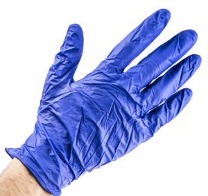 China Nitrile Disposable Gloves, Size: 8.5 - L Purple Powder-Free x 100 wholesale
