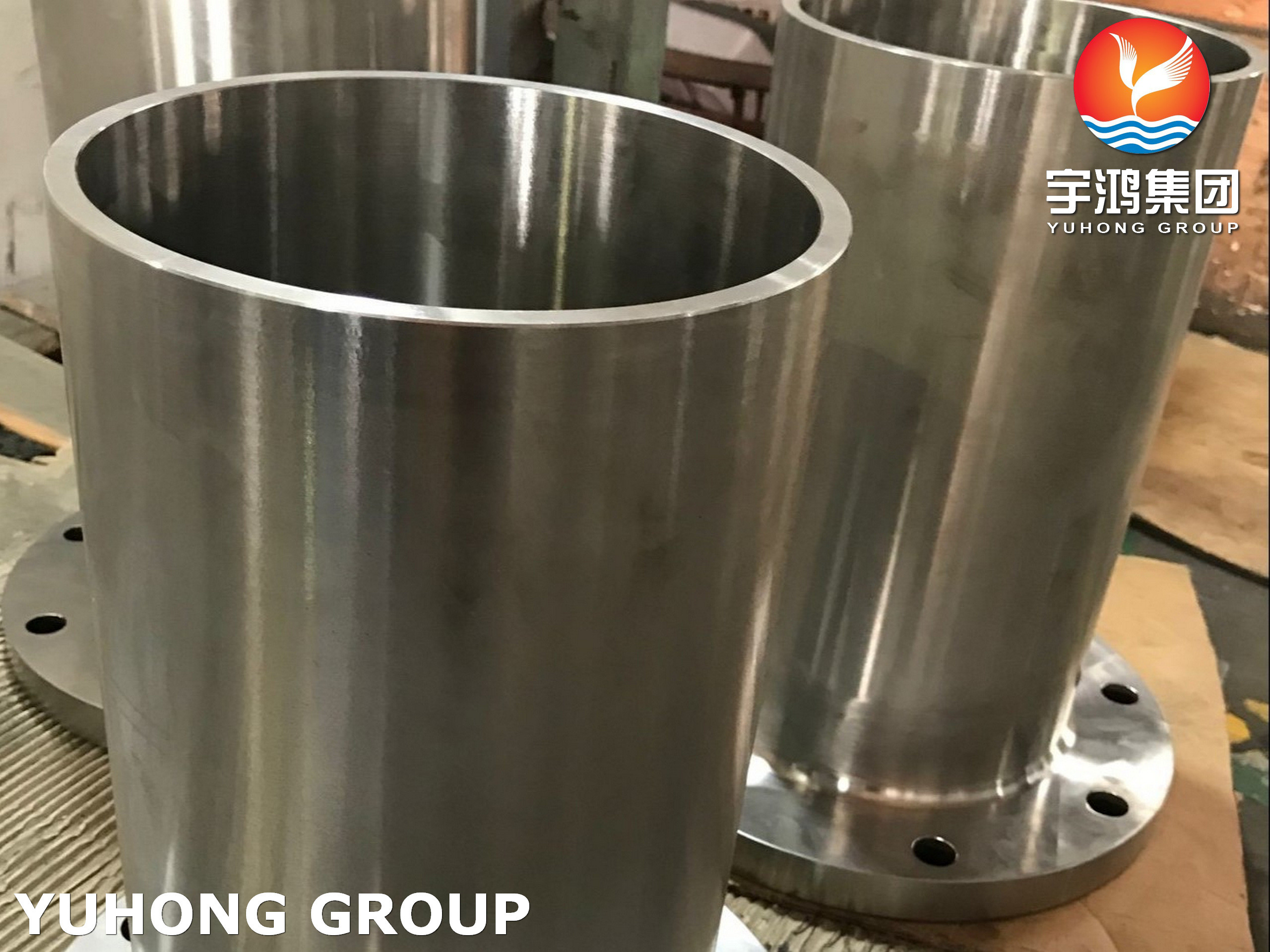 China STAINLESS STEEL LONG WELD NECK FLANGE FLAT FACE ASTM A182 CL150 S32750 FFLWN wholesale